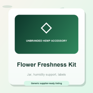 Hemp Flower Freshness Kit generic unbranded hemp accessory product image